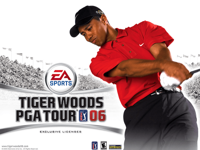 Tiger Woods PGA Tour 06 title screen for Xbox